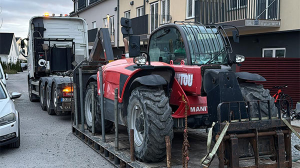 Maskintransporter Köping